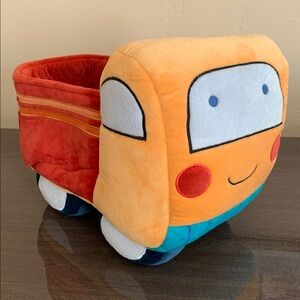 Kids Dump Truck Plush Stuffed Storage Toy